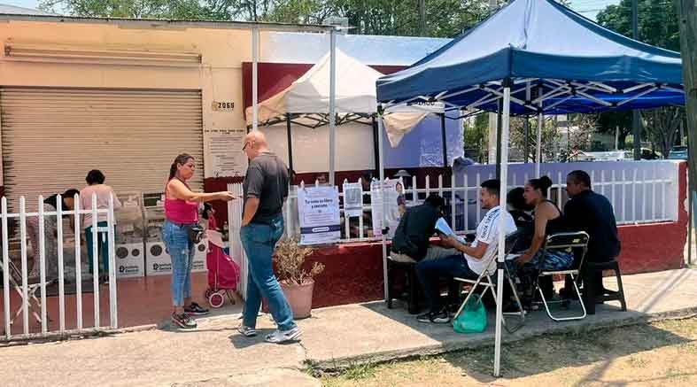 fila para votar